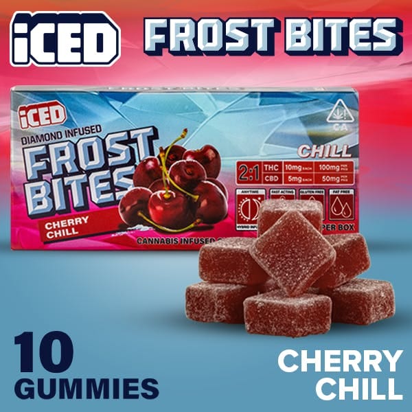 Cherry Chill 2:1 THC:CBD Gummies 10 Pack