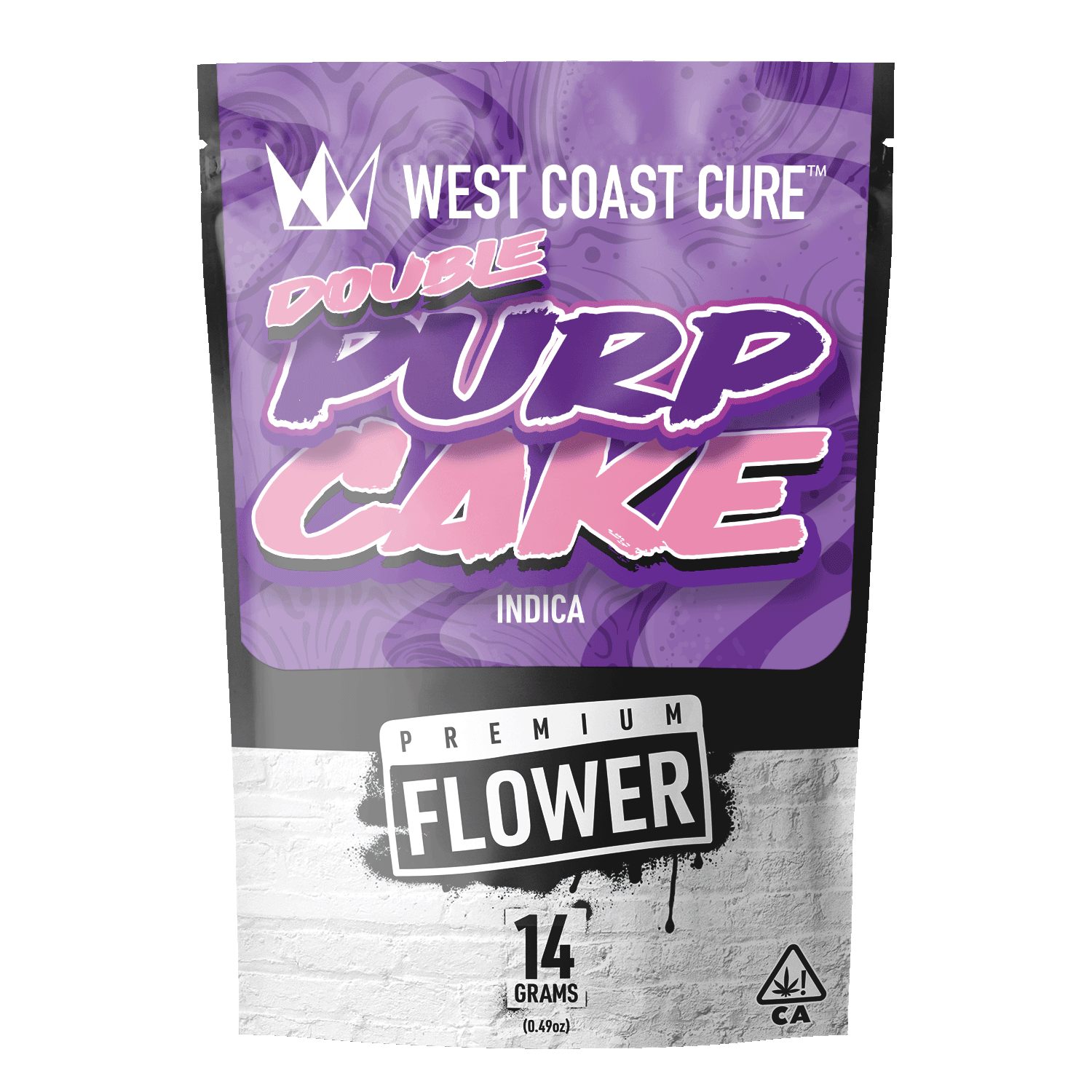 West Coast Cure - Double Purp Cake | 14g Premium Flower