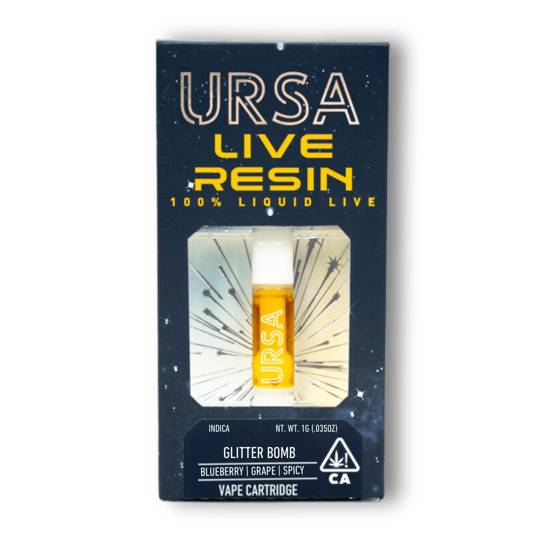 Glitter Bomb 1g Live Resin Cartridge