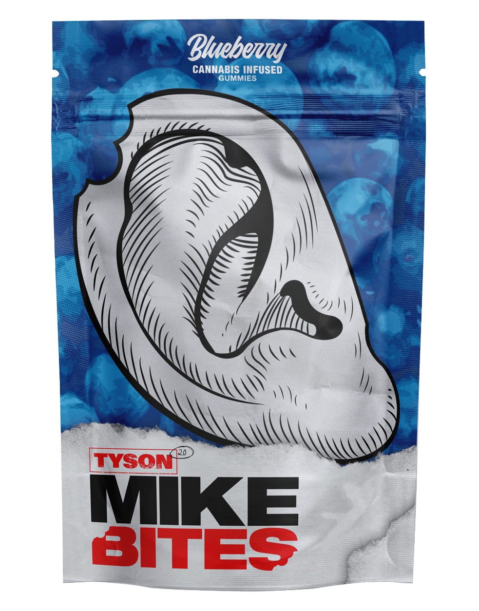 Mike Bites Blueberry Rosin Gummies 10 Pack
