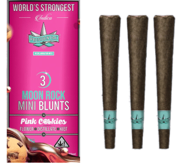 Pink Cookies |  1.5g x 3 Moonrock Mini Prerolls