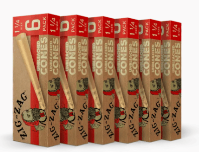 Unbleached | 1 1/4 Cones 6pk