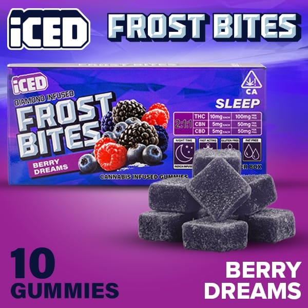 Berry Dream 2:1:1 THC:CBN:CBD Gummies 10 Pack- Berry Dreams
