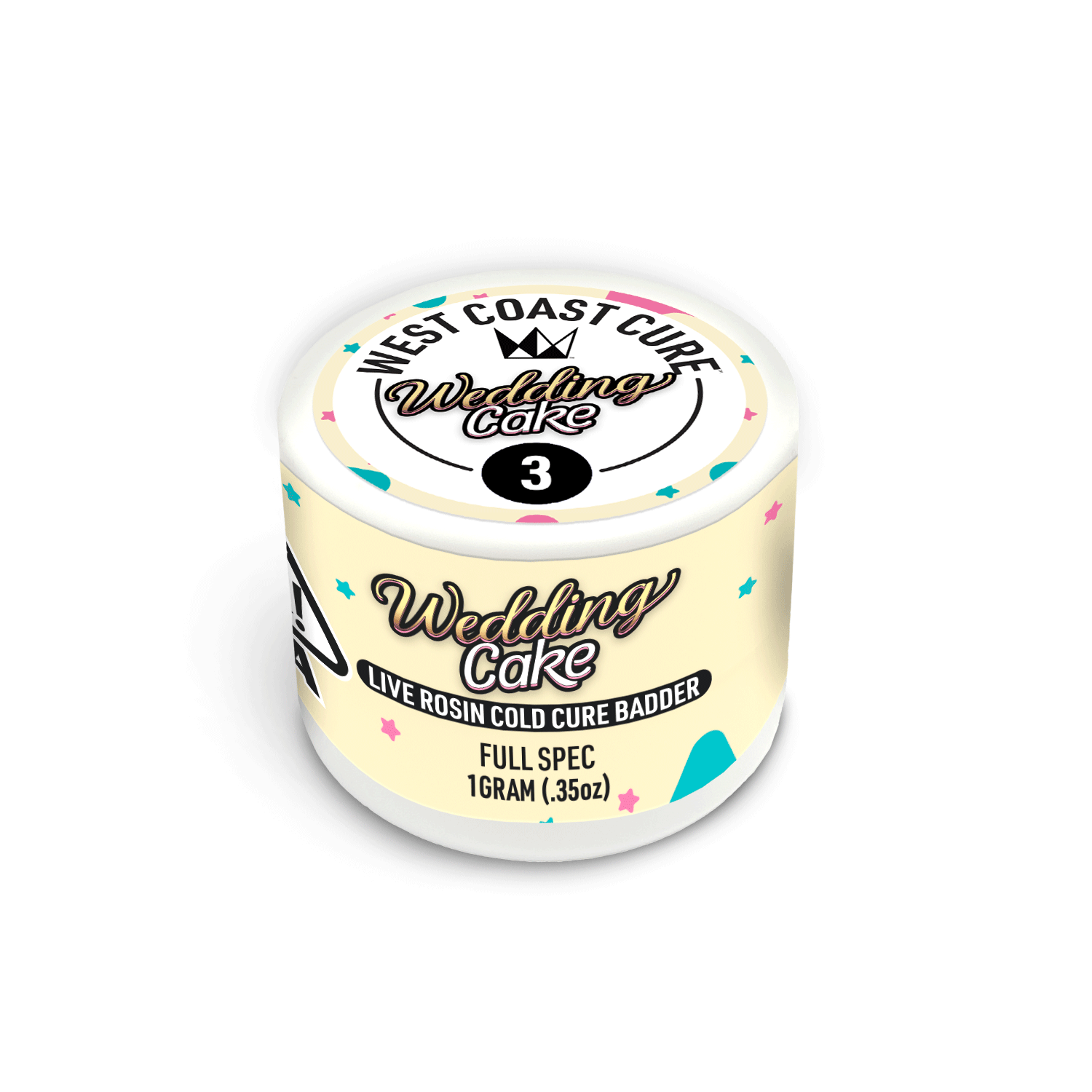 Wedding Cake | 1g T3 Live Rosin Cold Cure Badder