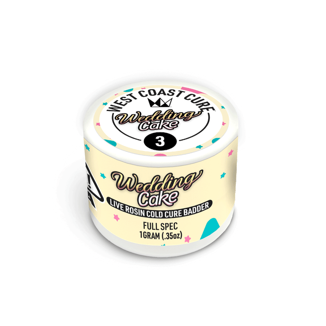 Wedding Cake | 1g T3 Live Rosin Cold Cure Badder
