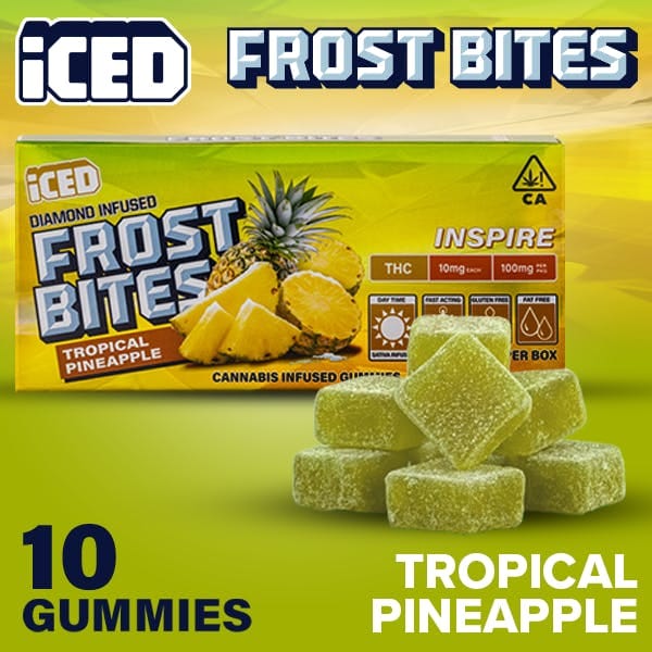 Tropical Pineapple THC Gummies 10 Pack