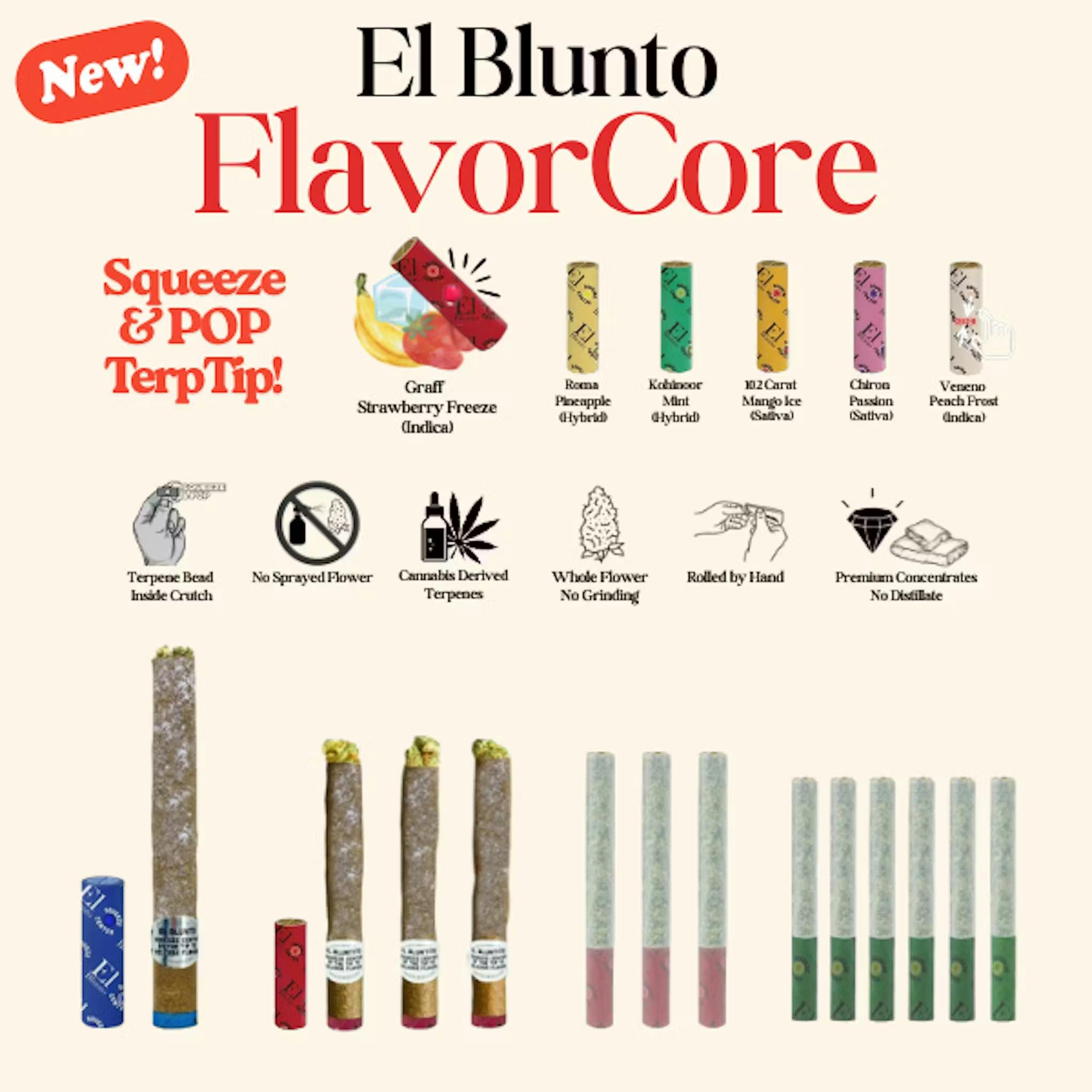 Kohinoor Mint | 1.8g | .6g x 3 Diamond Infused Preroll Pack