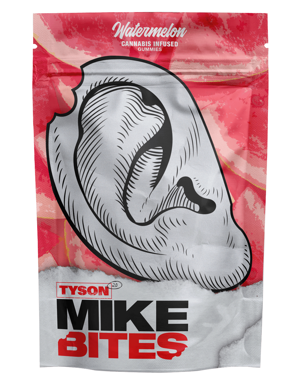 Mike Bites Watermelon Rosin Gummies 10 Pack