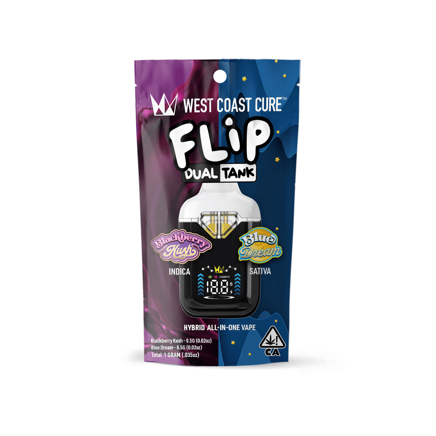 West Coast Cure: Blackberry Kush X Blue Dream Flip