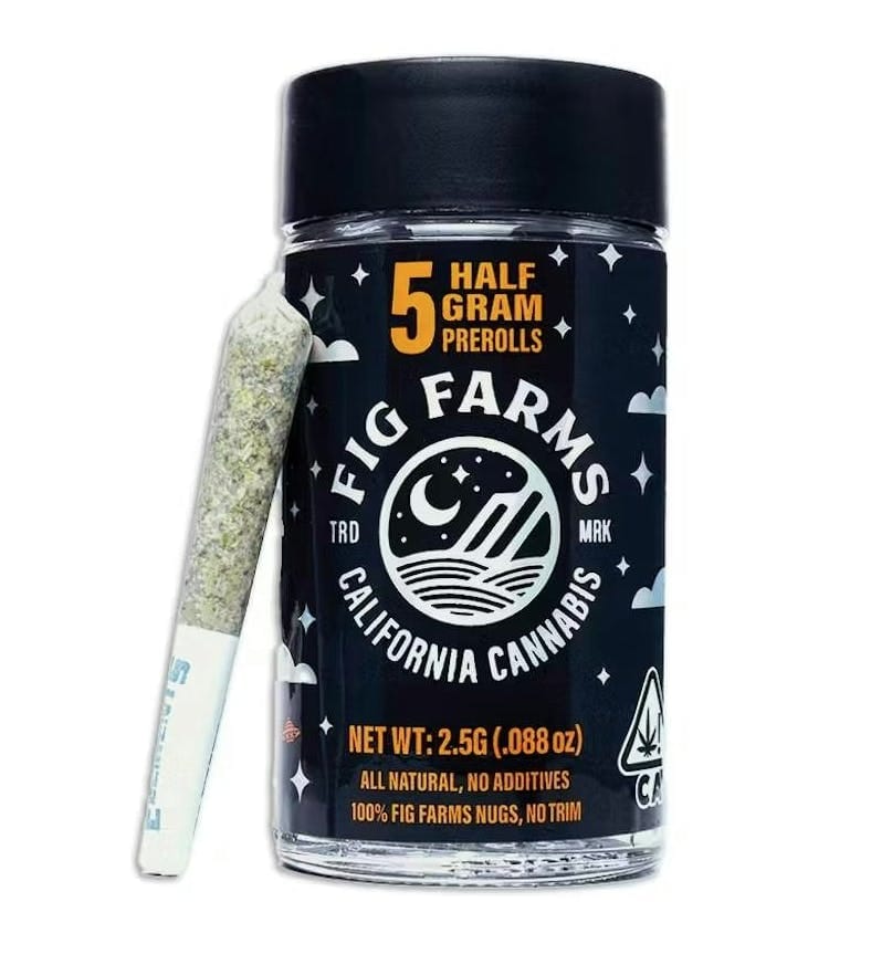 Rapper Weed 2.5g Preroll 5 Pack