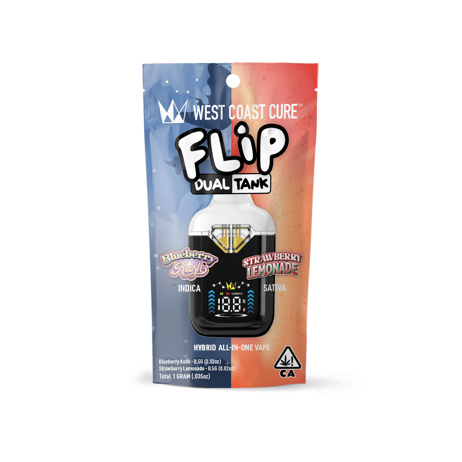West Coast Cure: Blueberry Kush X Strawberry Lemonade Flip