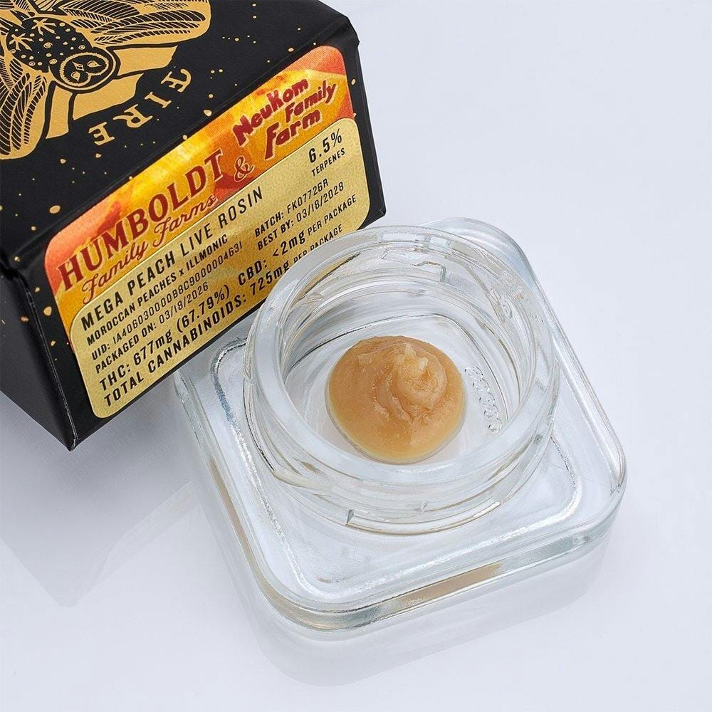 Mega Peach 1g Live Rosin