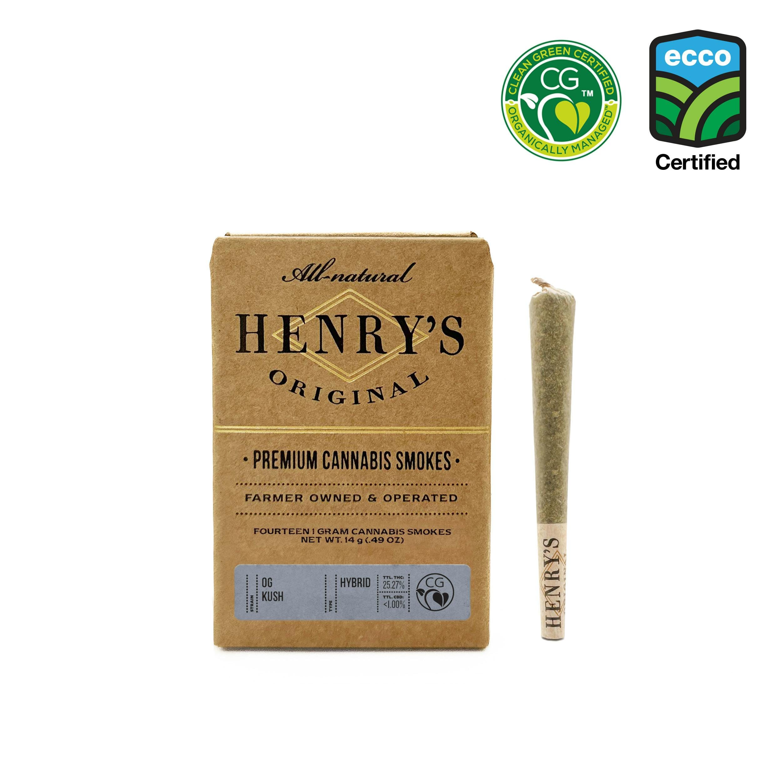 OG Kush 14 Pack 1g Preroll Pack