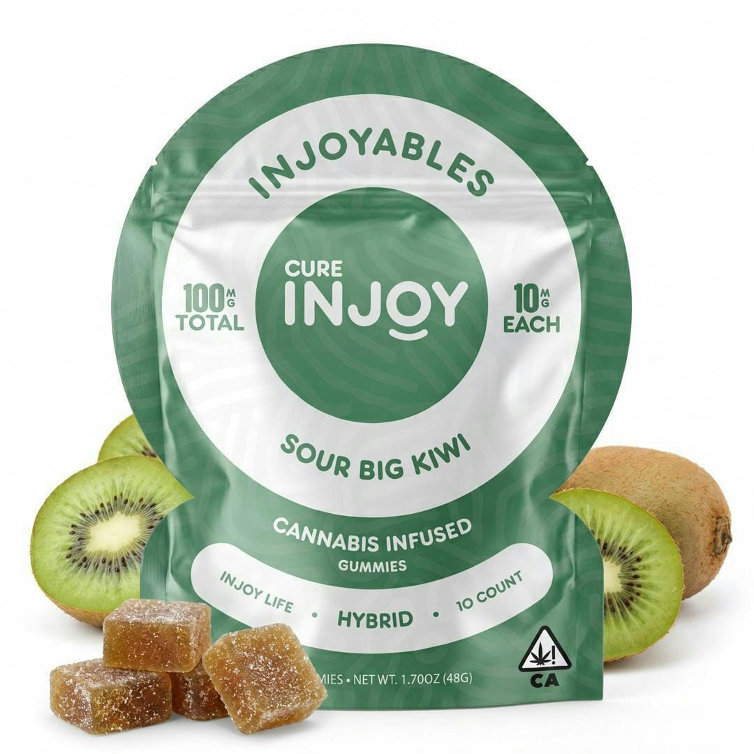 Sour Big Kiwi 100mg 10 Pack Gummies