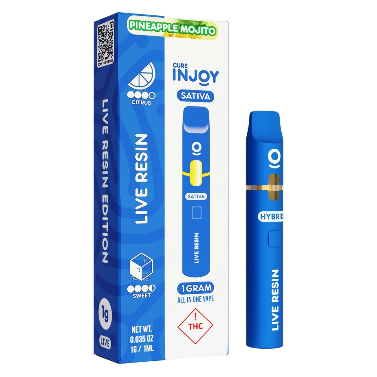 Pineapple Mojito 1g Live Resin Disposable