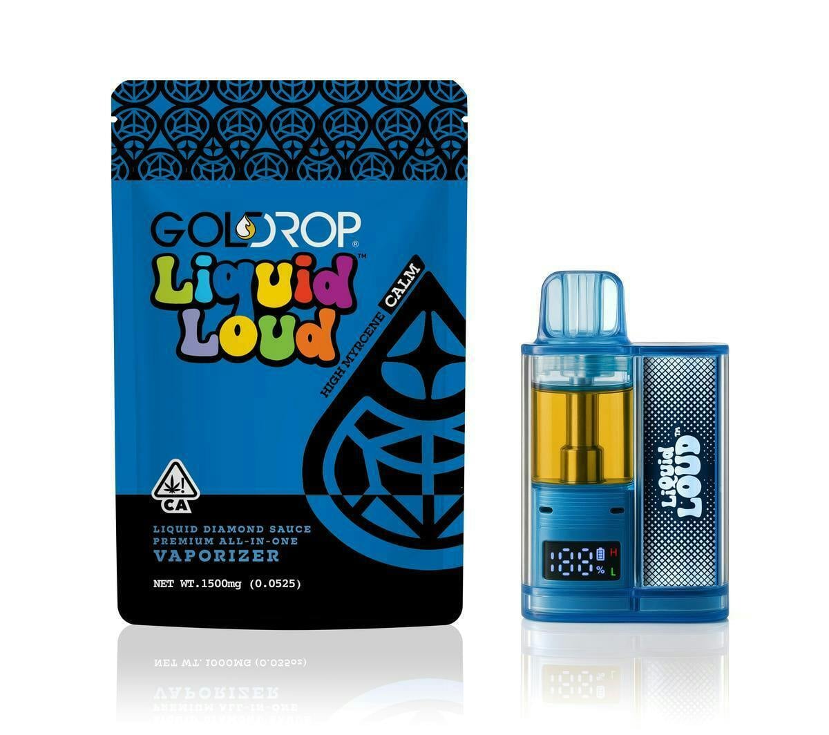 GoldDrop: Blue Jam - Liquid Diamonds Disposable - 1.5g