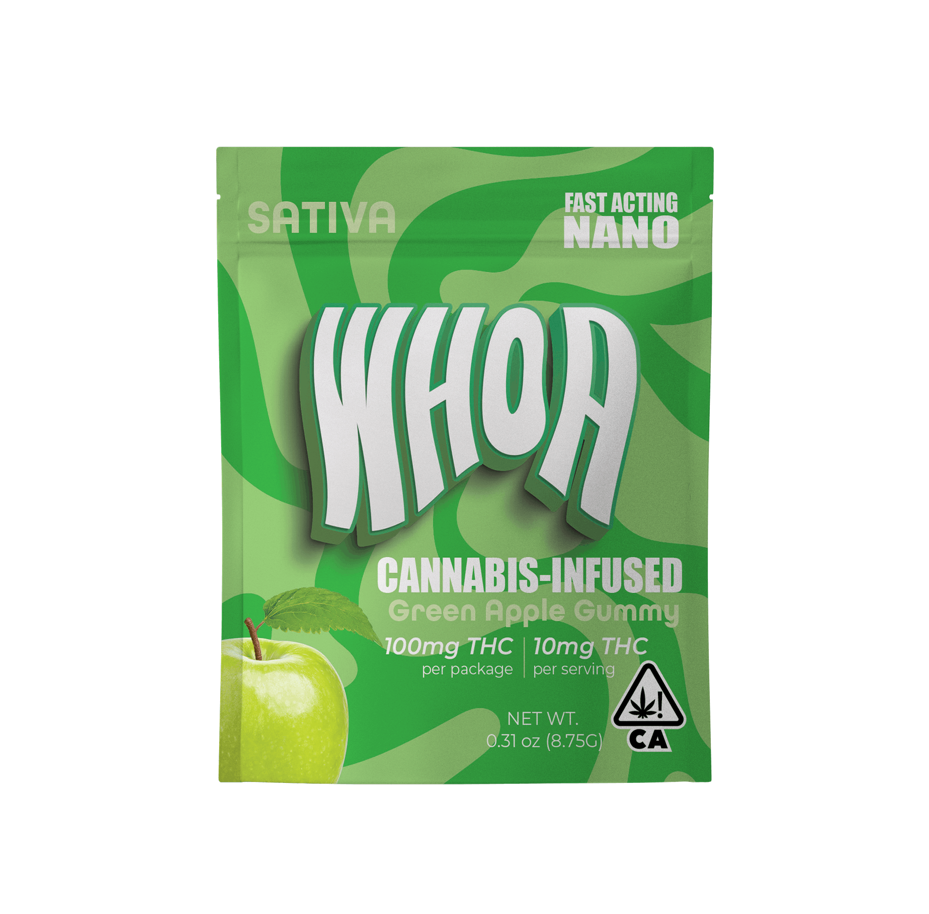 Green Apple Single 100mg Gummy