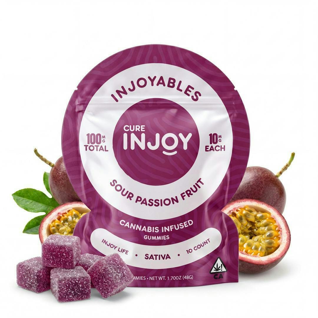 Sour Passion Fruit 100mg 10 Pack Gummies