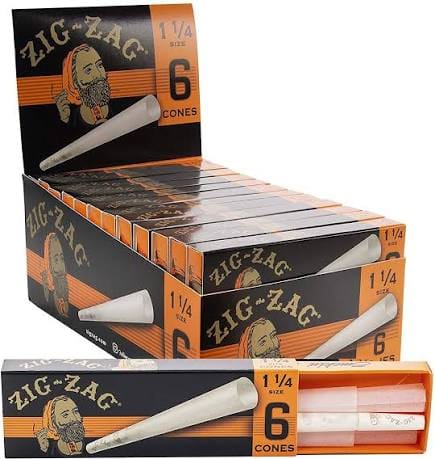 zig zag: Pre Rolled Cones 1 Size Thin
