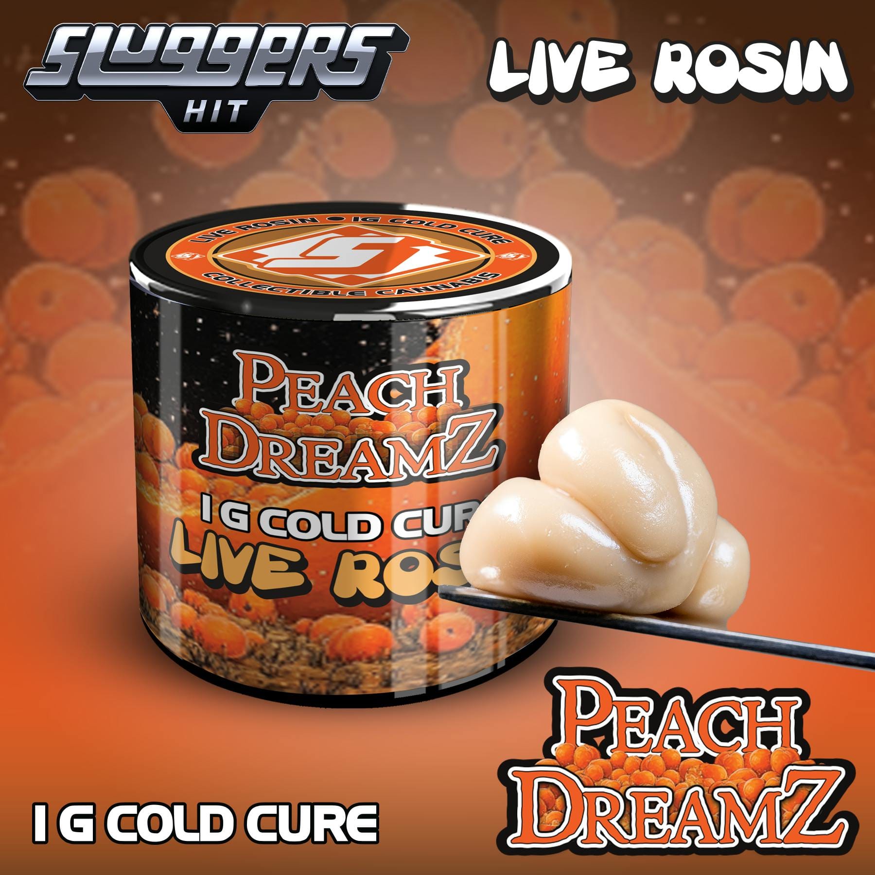 Peach Dreamz 1g Live Rosin