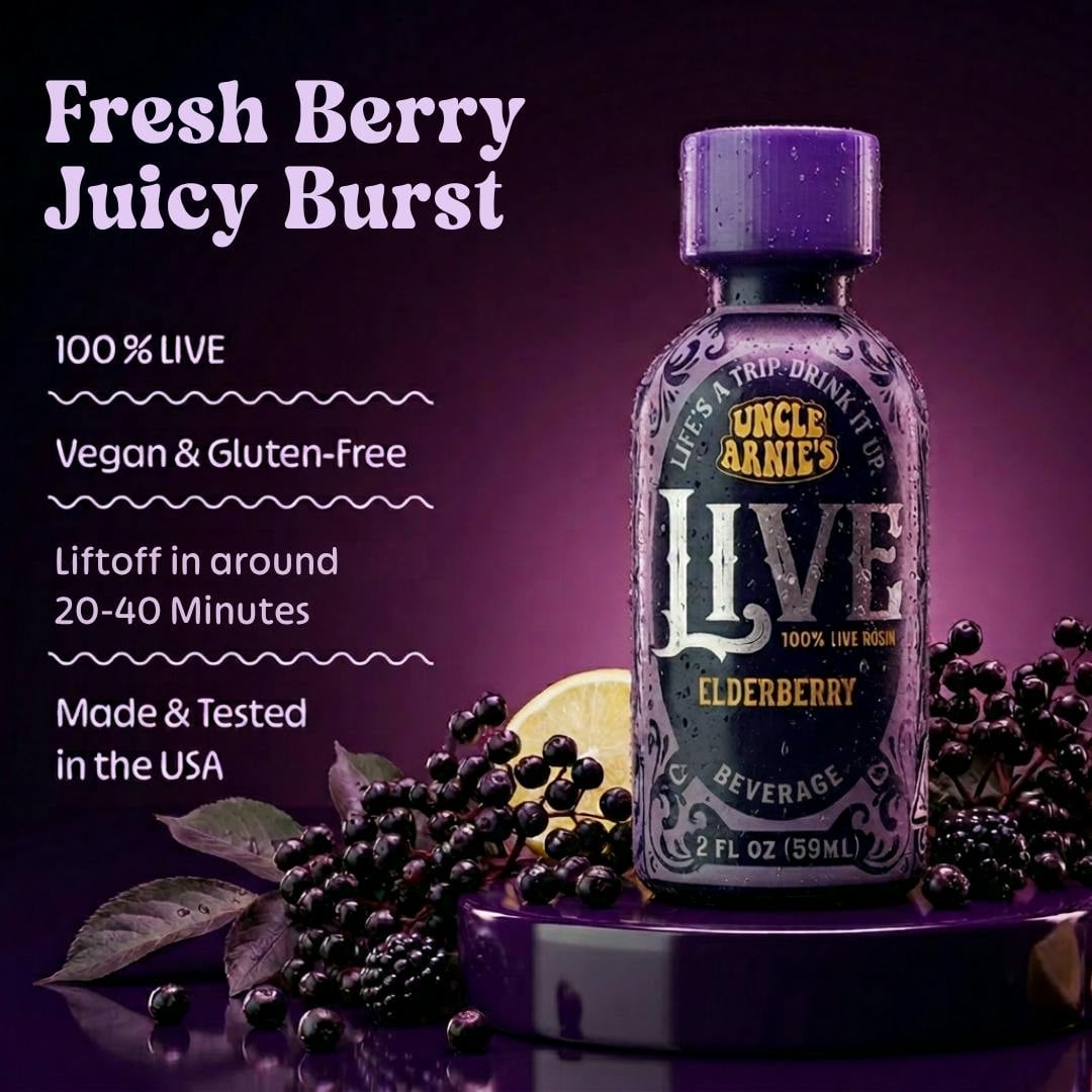 Elderberry Live Rosin 2 Oz. Shot