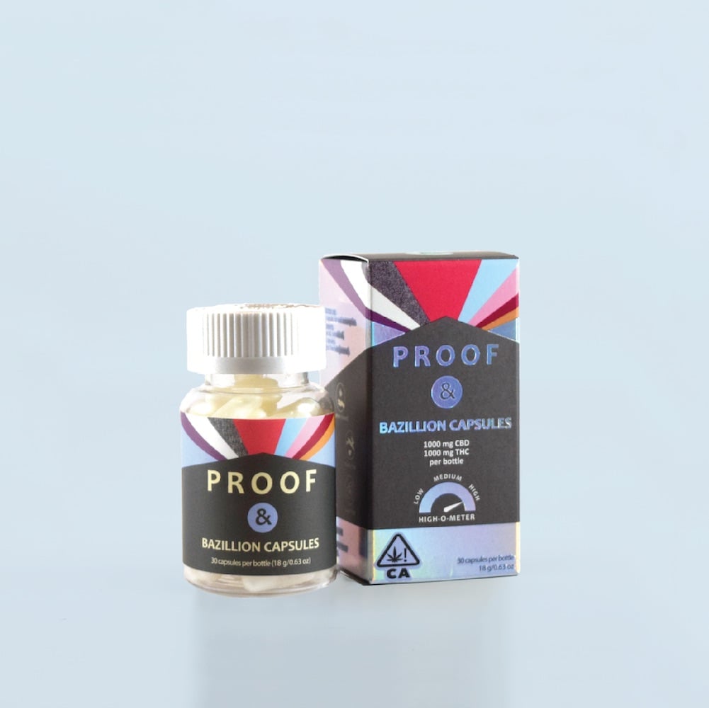 Bazillion 1:1 CBD:THC Capsules 30ct