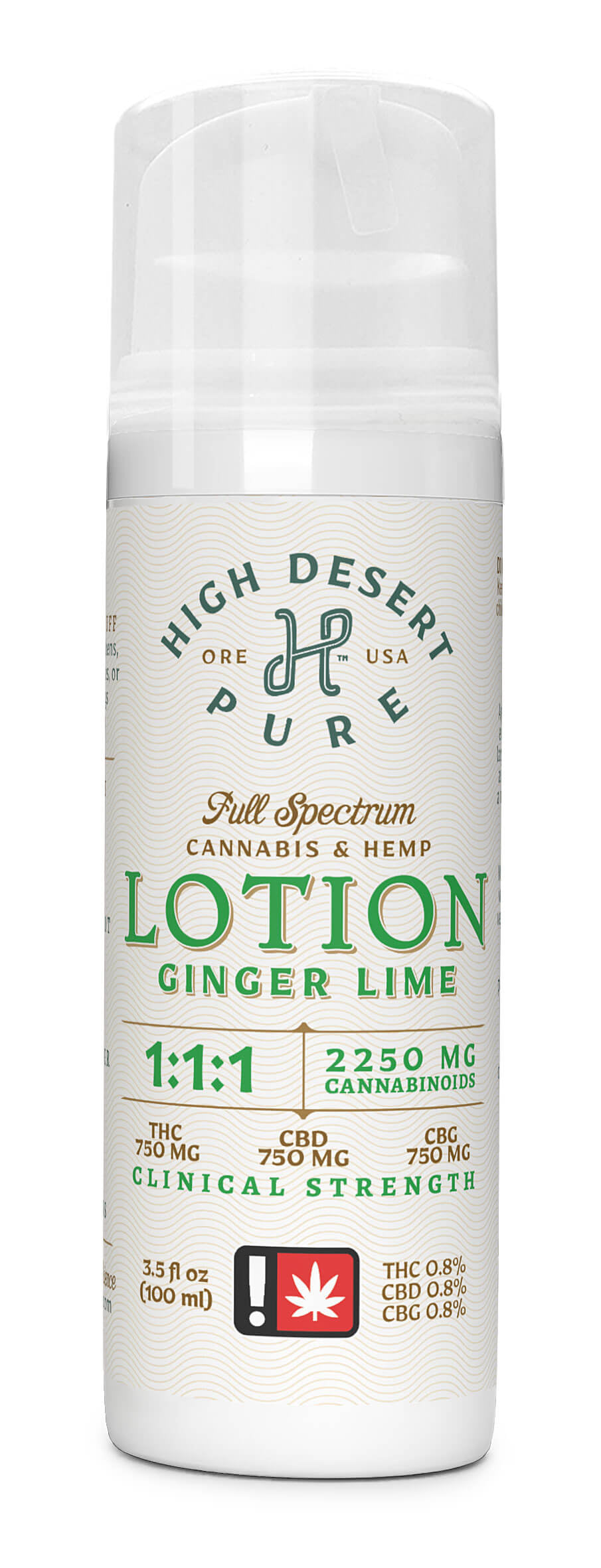 Clinical Strength Ginger Lime Lotion 100ml