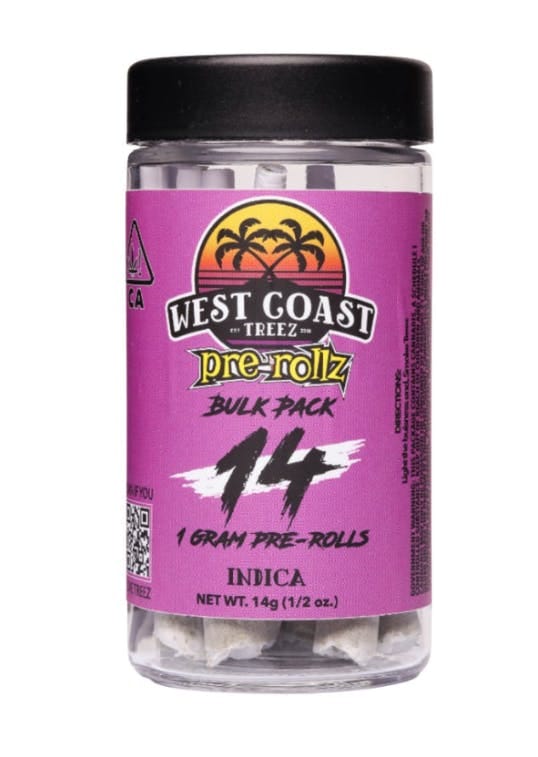 Hindu Kush 14g Preroll 14 Pack