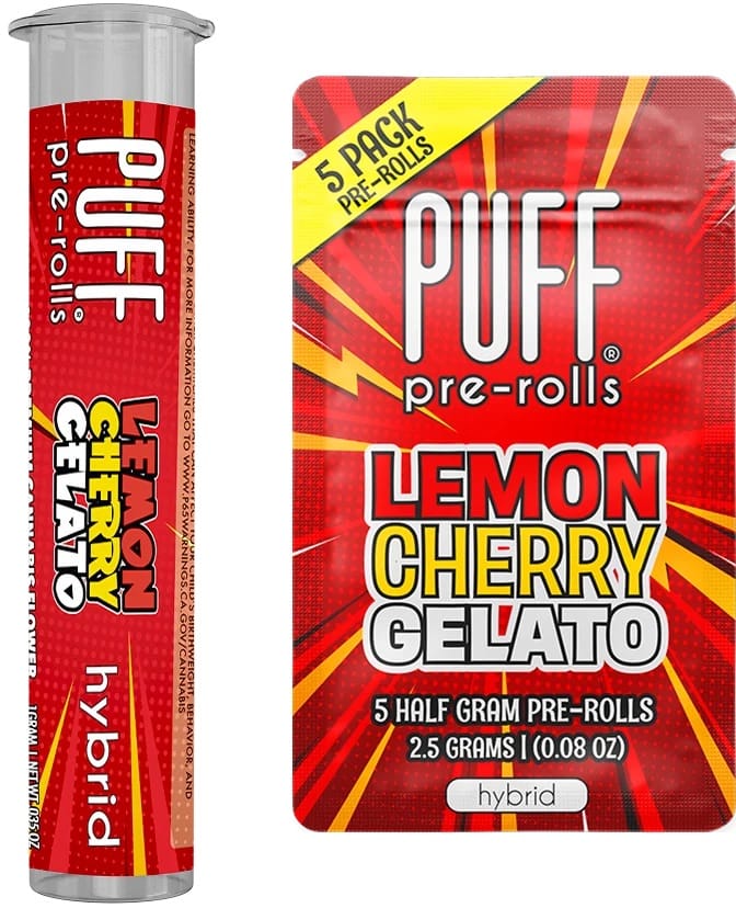 Lemon Cherry Gelato 2.5g Preroll 5 Pack