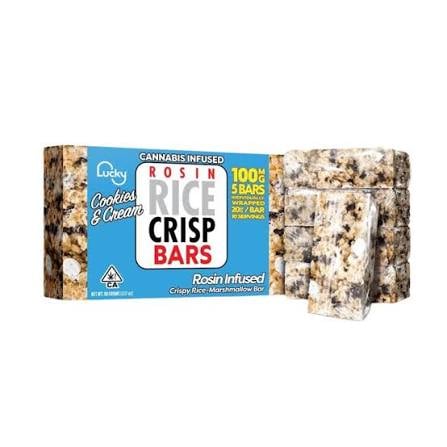 Cookies & Cream Crispy Rice Bars 100mg