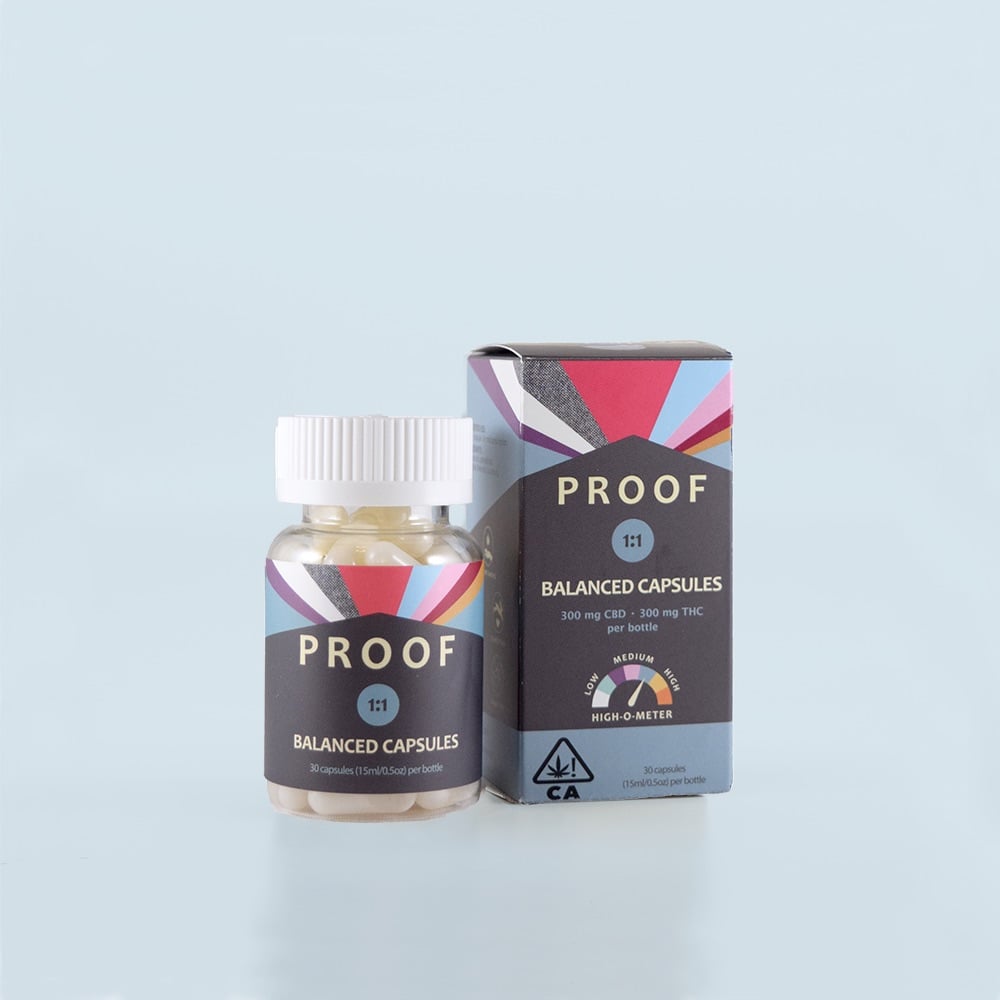 1:1 CBD:THC Capsules 30ct