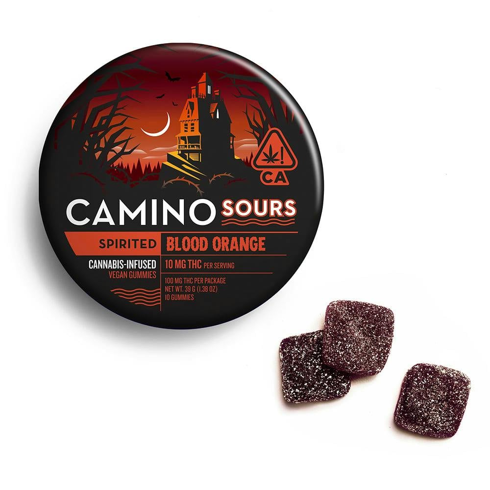 Camino Sour Blood Orange Gummies 100mg